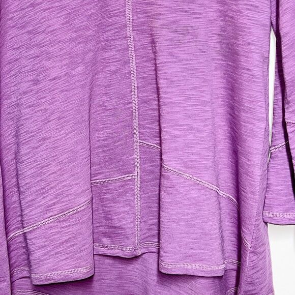 NWOT Habitat 27506 Stiched Pieced Cotton Swing Tunic Heather Sz XS/S - Picture 4 of 7